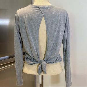 Forever 21 Open Back Workout Top